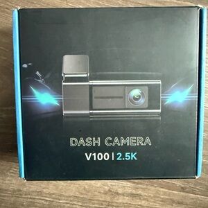 Source Unknown Dash Camera V100 2.5K Black and Blue